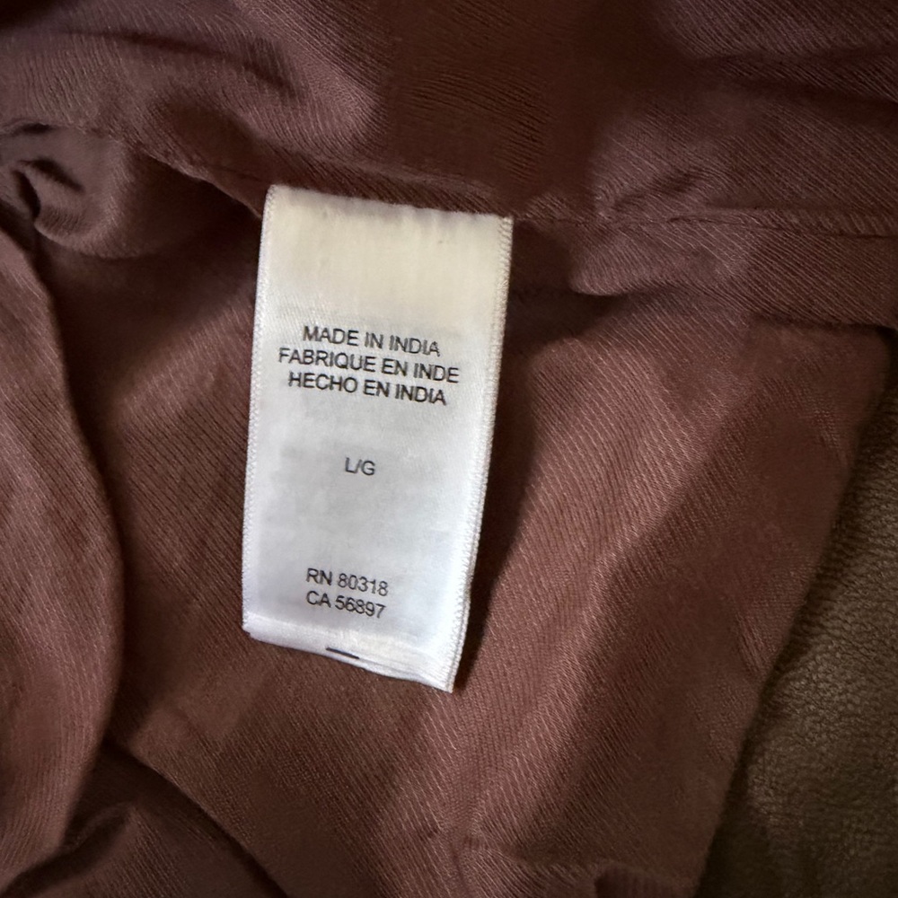 NWT Lucky Brand Brown Leather Jacket - Picture 6 of 11